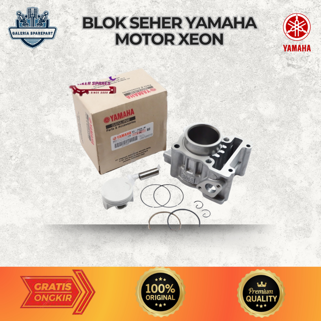 Blok Mesin 1 Set Seher Yamaha Xeon 125 & Xeon RC 125 - 1LB/Blok Seher Assy Yamaha Xeon RC / GT 125/b