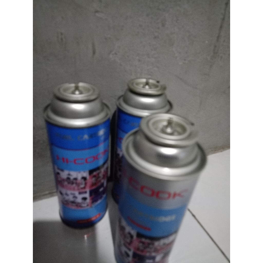 Gas portable kaleng kosongan