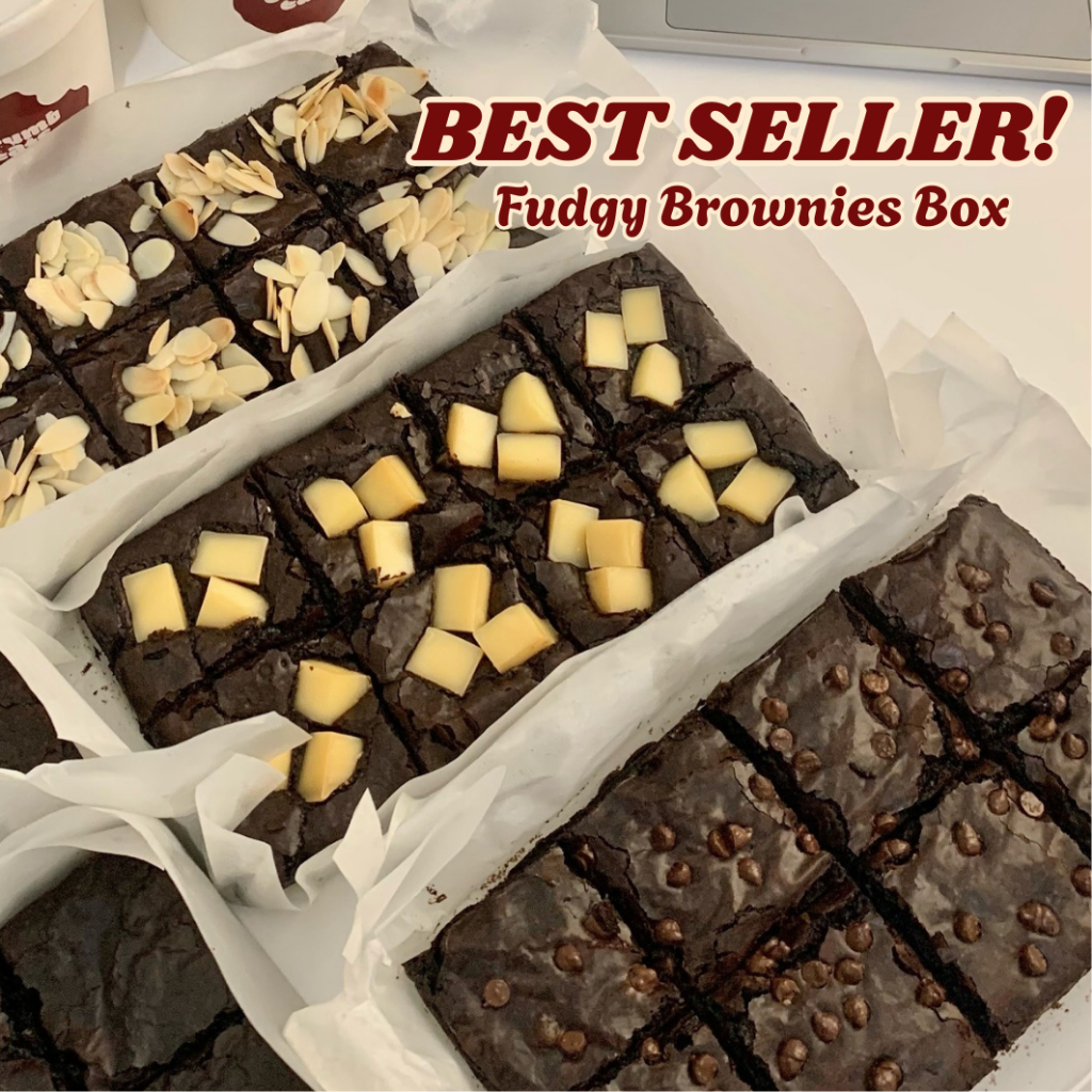 Crumbeats - Fudgy Brownies - Fudgy Brownies Premium - Brownies coklat lumer - Bownies Fudgy Box - Br