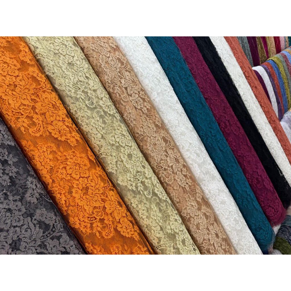 KAIN KEBAYA FRANCE LACE ORI /kain kebaya premium original/ grosiran/kebaya mewah/kain kebaya/