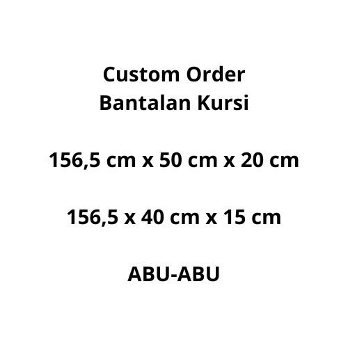 Custom Alas Duduk Kursi Kayu Lesehan Busa Inoac / Royal Foam