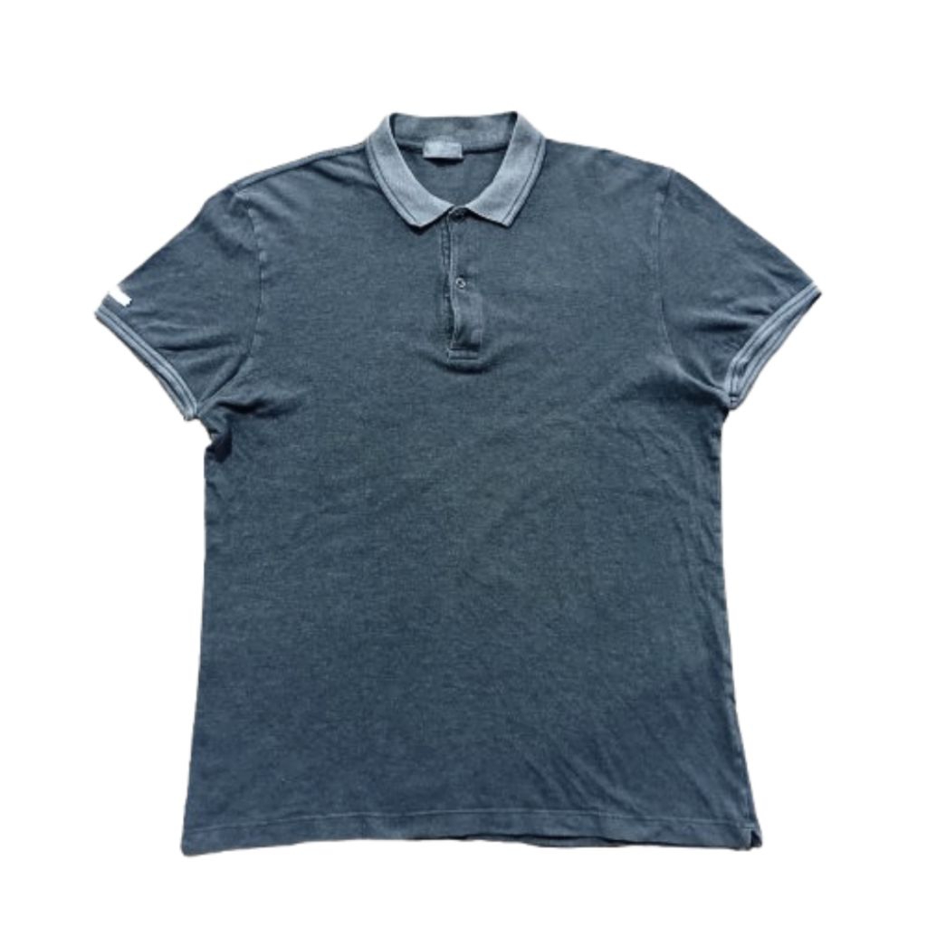 Poloshirt / Kaos Kerah Dior Resort Homme Twin Tipped Grey Men Women Preloved