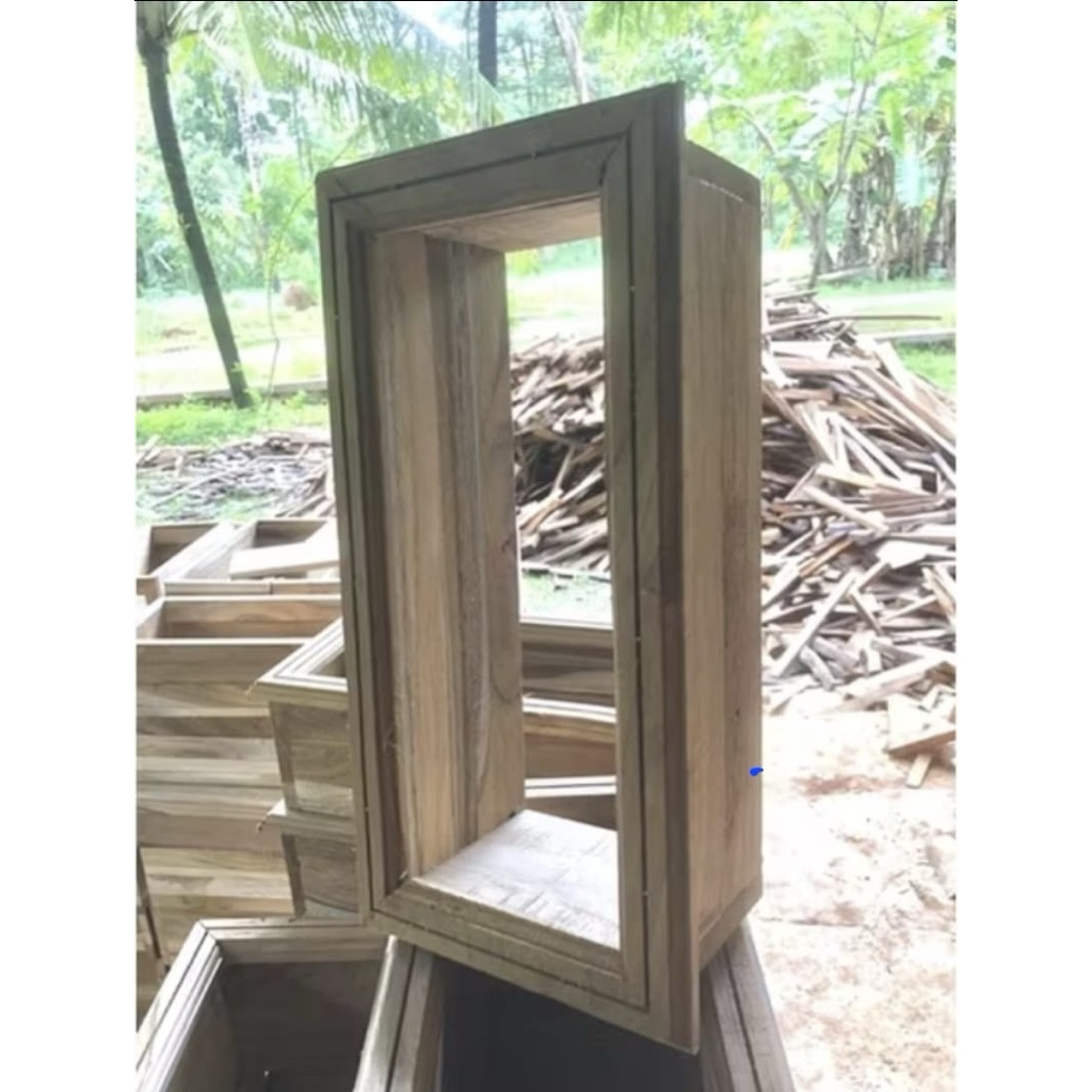 (Ready Stok ) Loster Ventilasi Udara Kayu Mahoni Minimalis