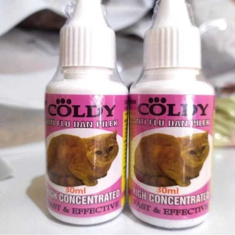 Cepat mengobati flu pada kucing COLDY cat 30ml obat flu untuk kucing efektif meredakan flu & pilek u