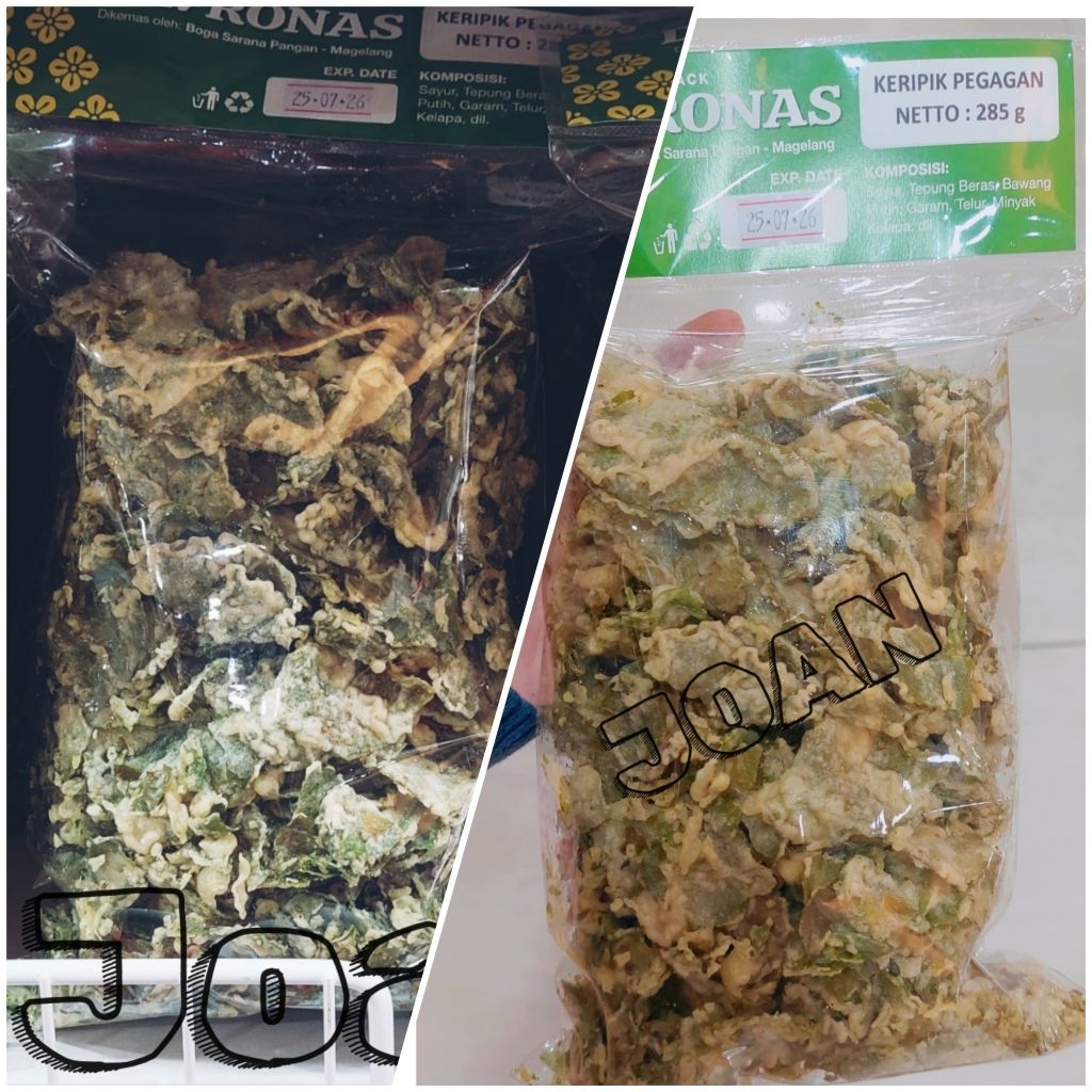 KERIPIK PEGAGAN 285Gr Davronas / Camilan & Oleh Oleh Khas Magelang Jogja Solo