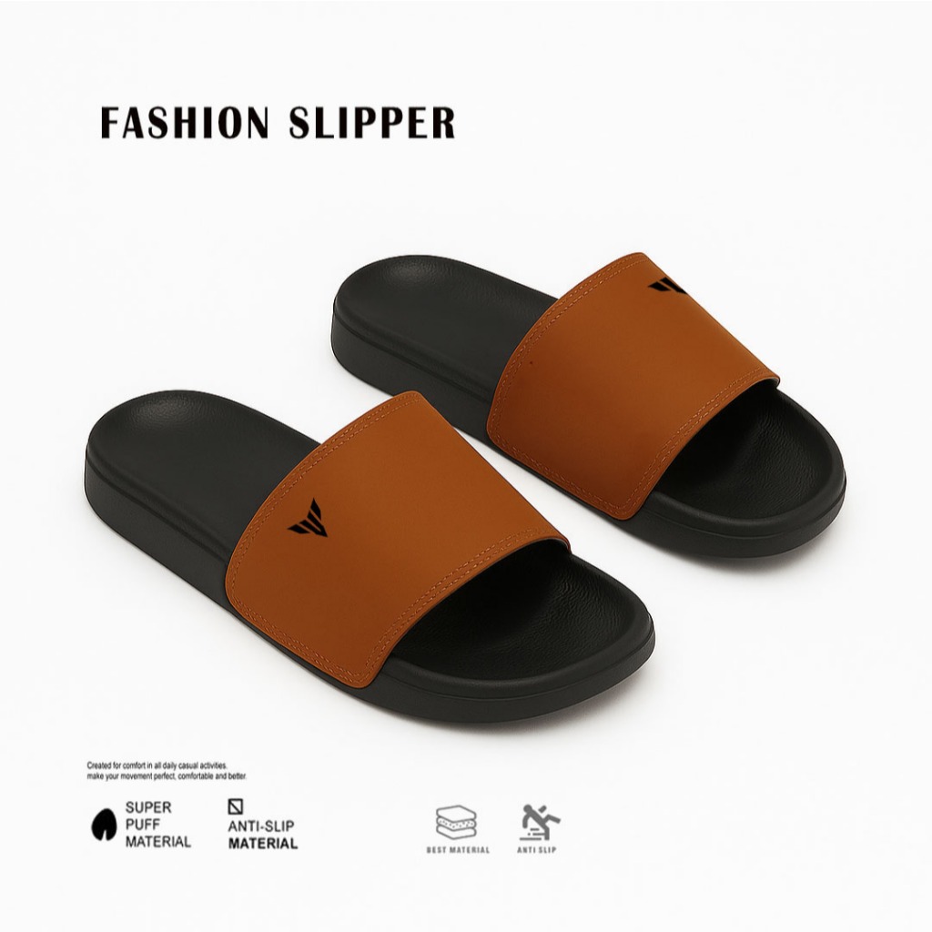 Sandal / Sendal Slip on Sliper Empuk Pria / Laki Laki Cowok Anak Remaja Terbaru / Termurah Best Sell