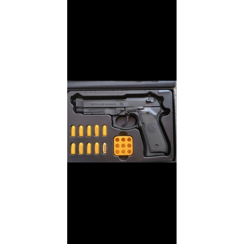 BERETTA M9A1 Laser Sight Replica Shell Ejecting Toy Pistol
