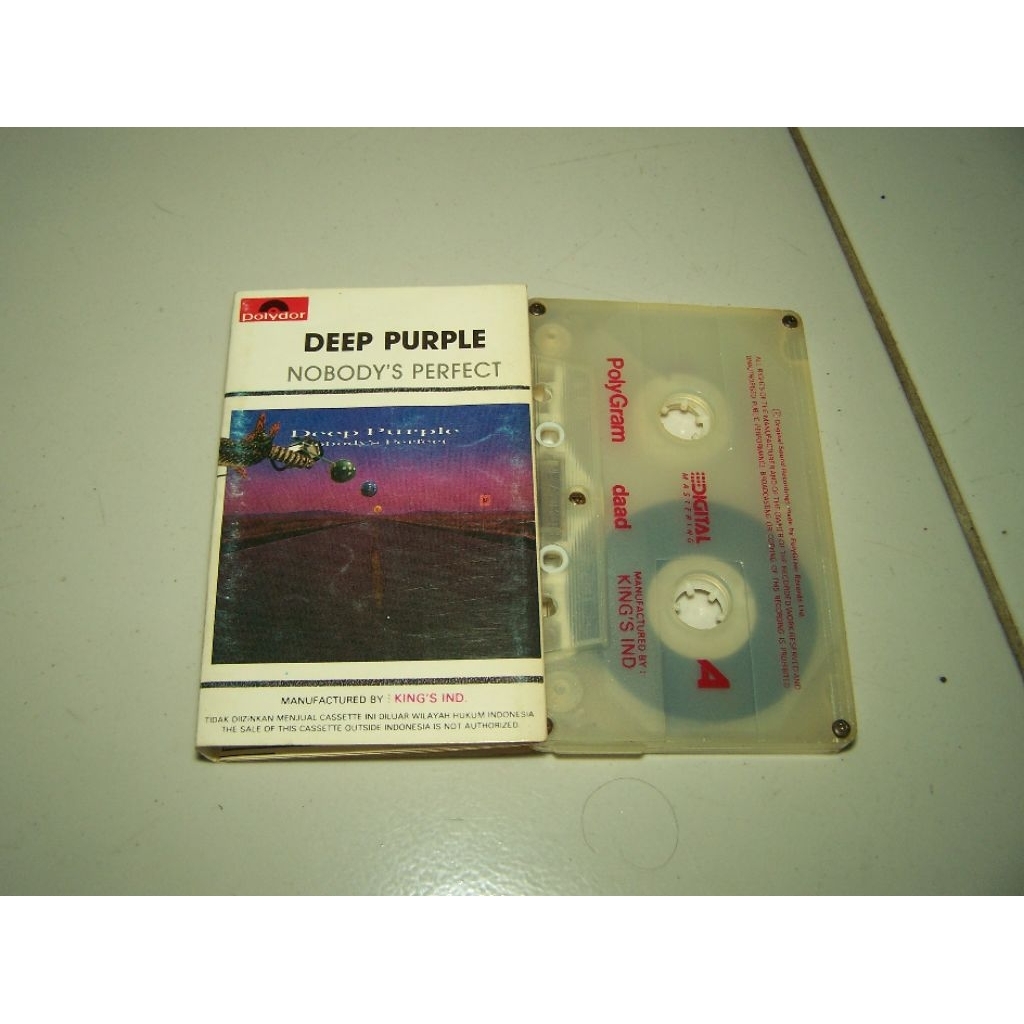 Kaset Deep Purple Nobody's Perfect, Lisensi