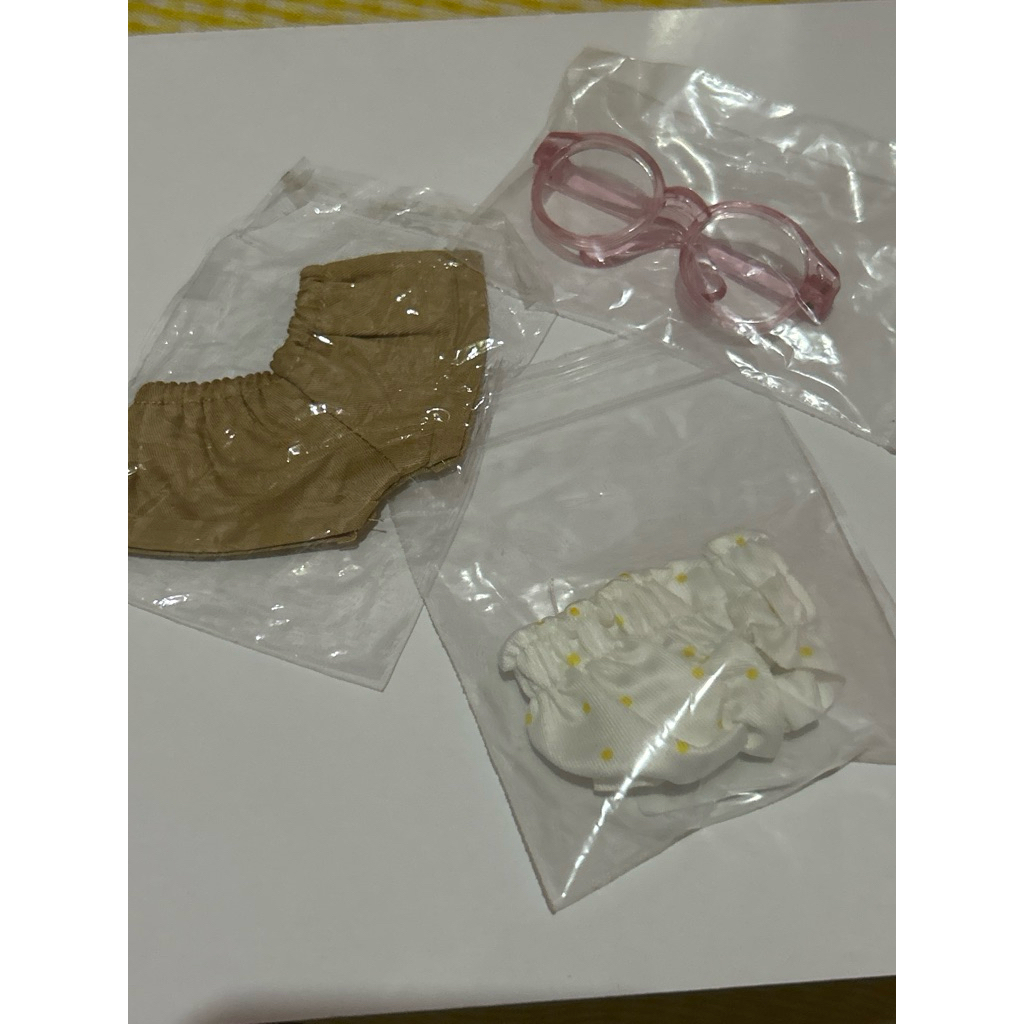 accesories doll 10cm celana kacamata doll 10cm