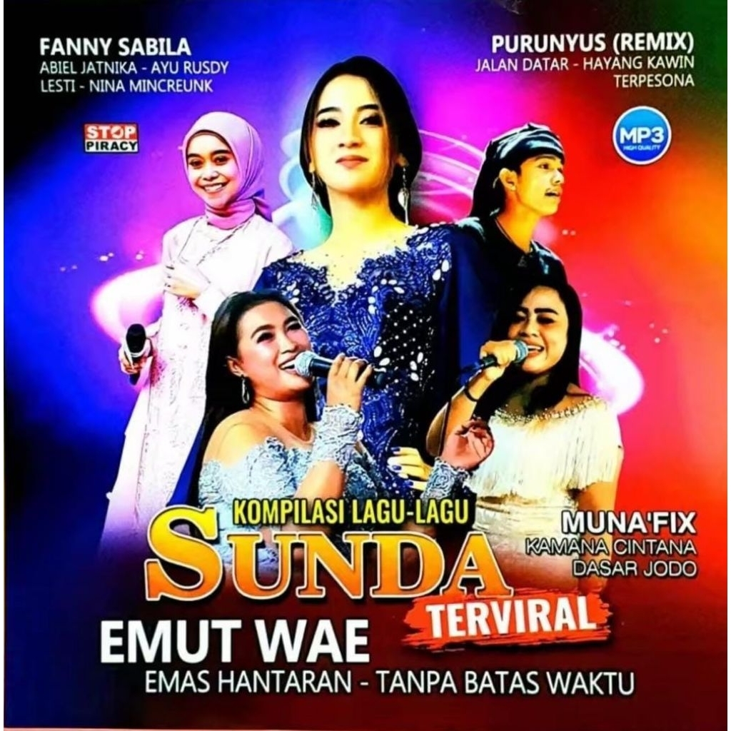 KASET CD MP3 LAGU POP SUNDA - KASET CD MOBIL ORIGINAL - KASET MP3 AUDIO MUSIK LAGU POP SUNDA