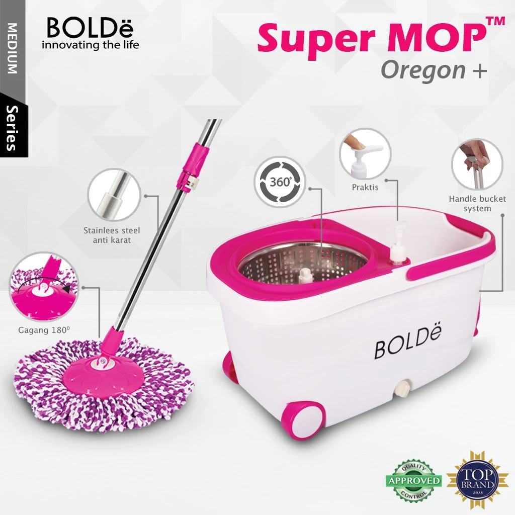 BOLDe Pel Lantai / Super Mop Oregon / Bolde Pel Lantai Super Mop Oregon