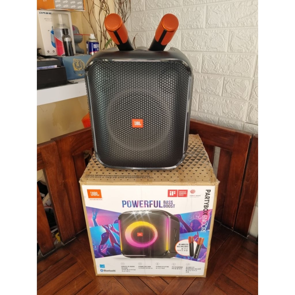 jbl partybox encore 2 mic wireless
