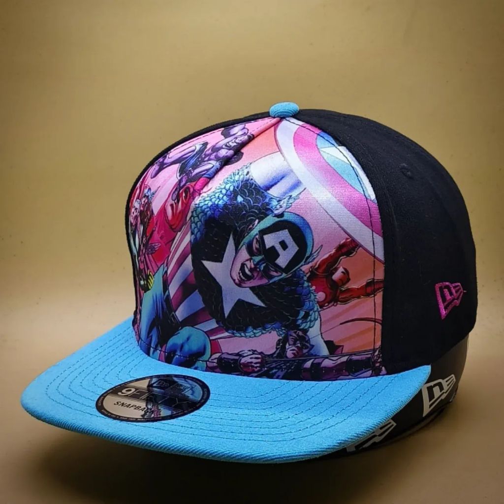 Topi NE Original Marvel The Avengers AOP OSFM Snapback