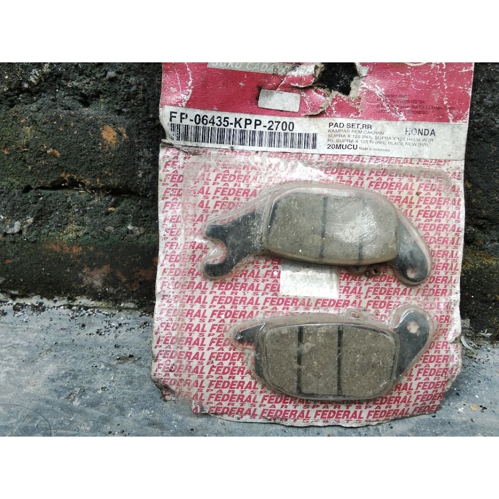Kampas rem depan cakram supra