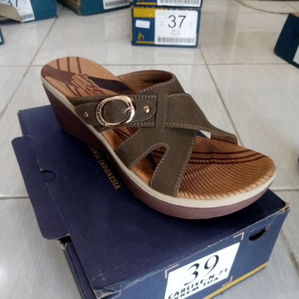 Homyped Carlise N71 Sandal Wanita Sandal Wedges Wanita Sandal Homyped Original