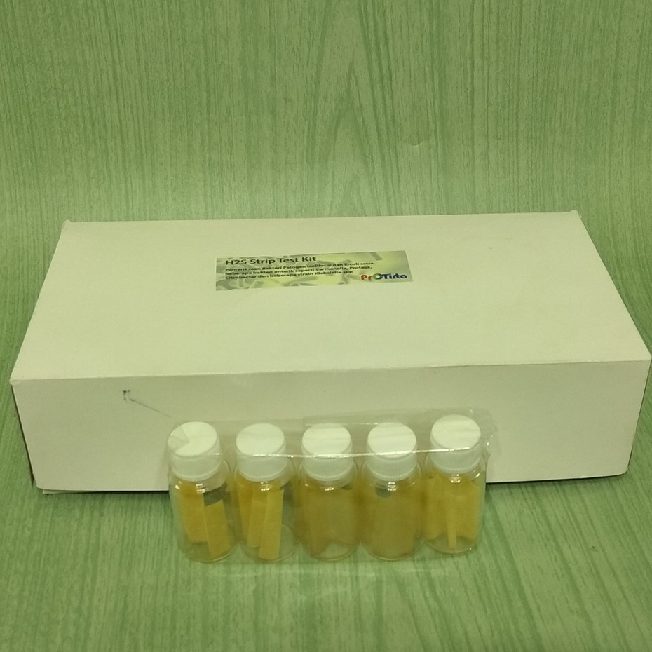 WATER TEST KIT. 50test/pack.  Bakteri Patogen, Methode H2S. Protirta