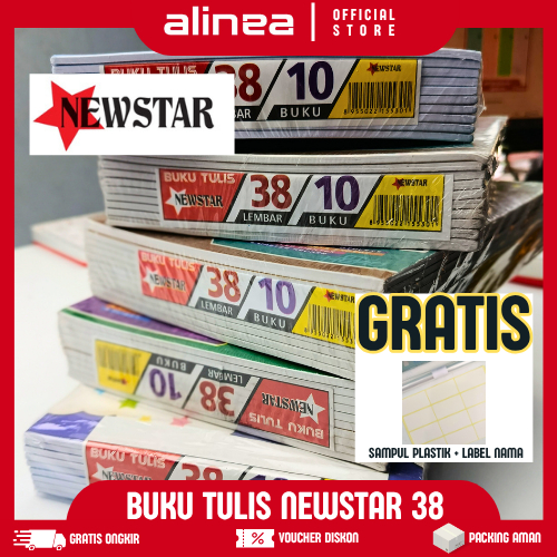 [1pack] Buku Tulis Kecil 38 Lembar OneHeart Isi 10 pcs