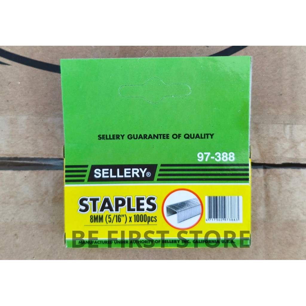 Isi Staples Jok Tembak 8 mm Sellery 4 - 14 mm / Refill Stapler Jok 1000 pcs SELLERY