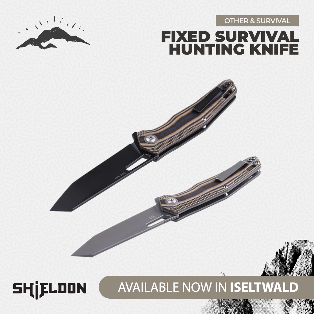 Shieldon Pisau Lipat Survival Boa Pocket Knife 9043G