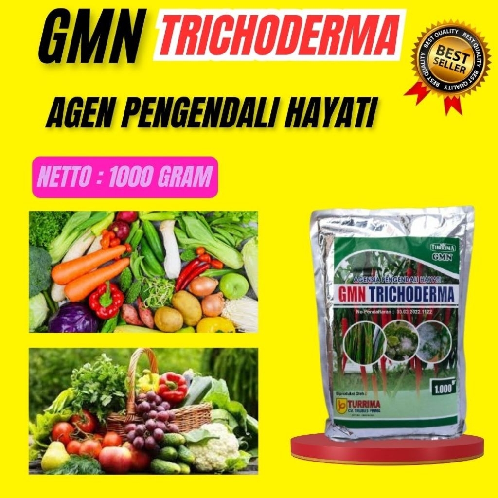 TERBAIK  GMN GMN Trichoderma Atriviride  GMN GMN Trichoderma Asam Humat Isi 1kg