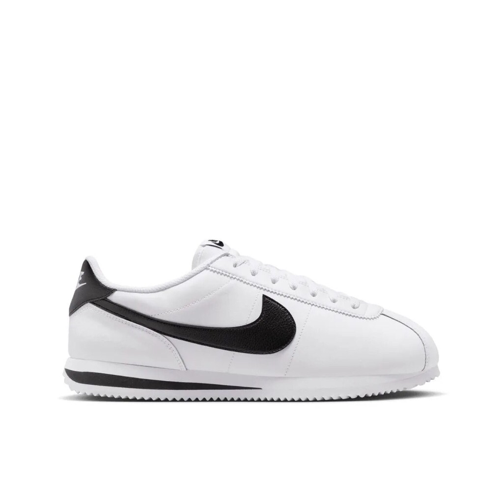 NIKE CORTEZ WHITE BLACK ORIGINAL 100% RESMI