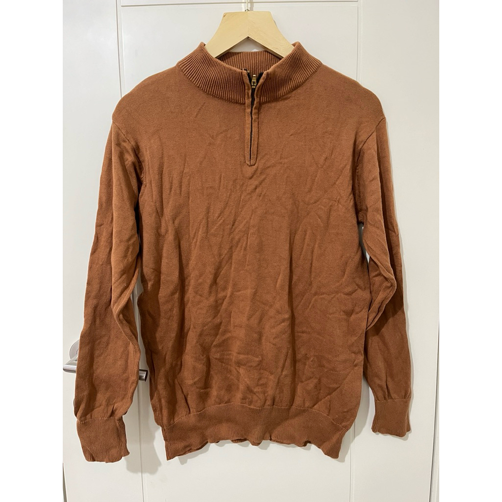 PRELOVED SWEATER BRAND GOMUDA PRIA / PRELOVED Sweater zip neck / preloved atasan pria murah bagus / 