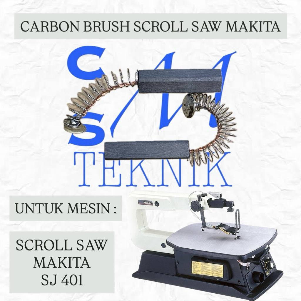 CARBON BRUSH ARANG MESIN SCROLL SAW MAKITA SJ401 ARENG SCROLL SAW MAKITA SJ401