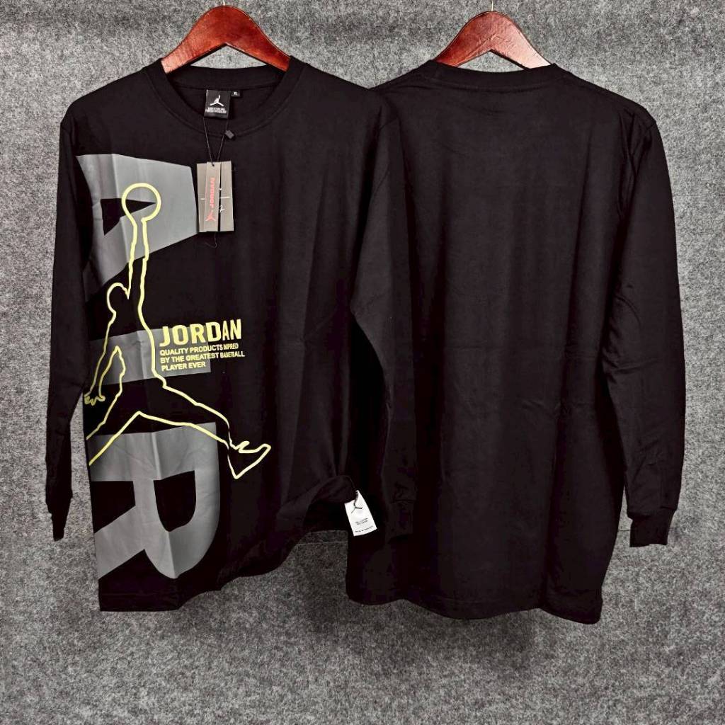 kaos pria lengan panjang branded import/tshirt pria wanita lengan panjang distro import cotton combe