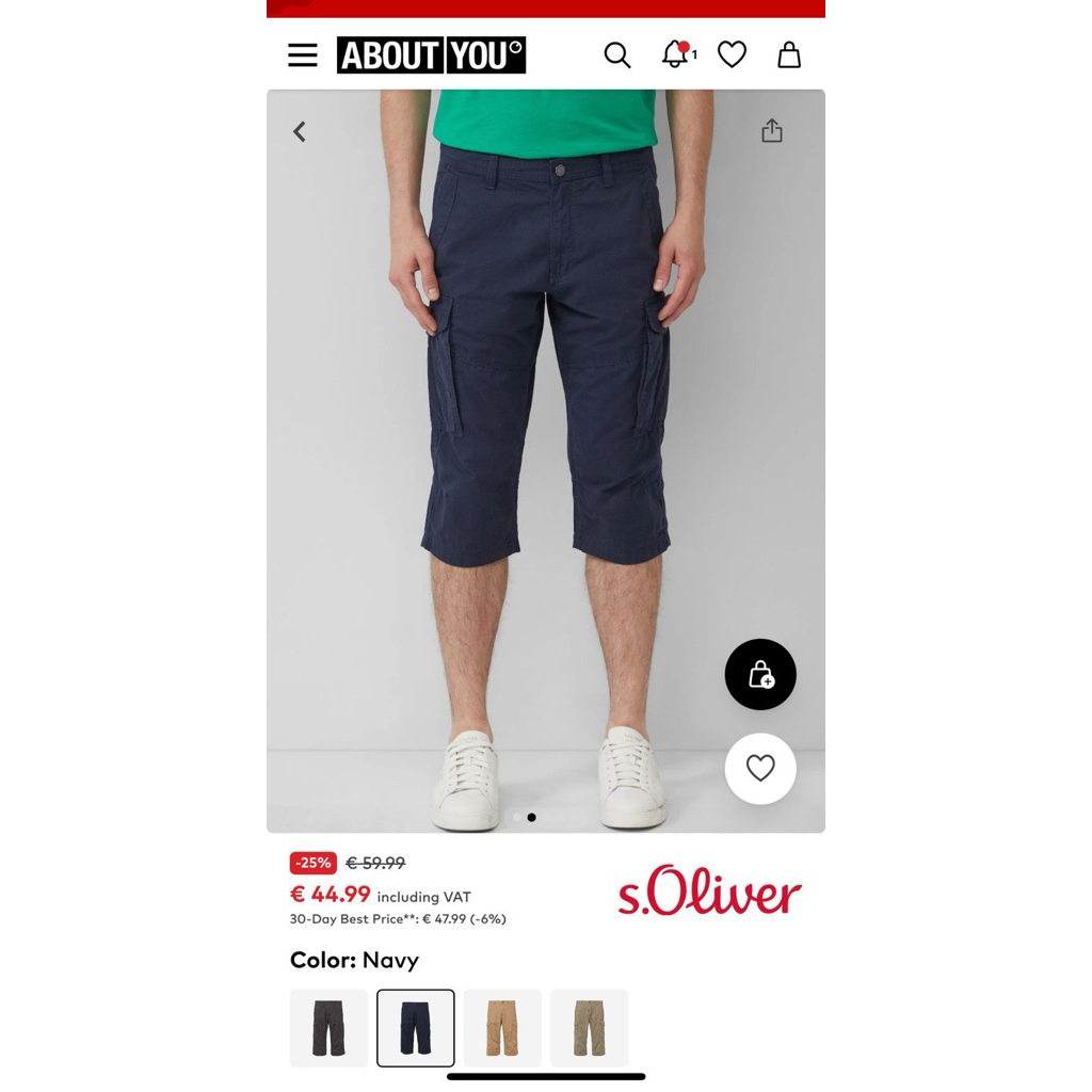 celana kargo s. oliver