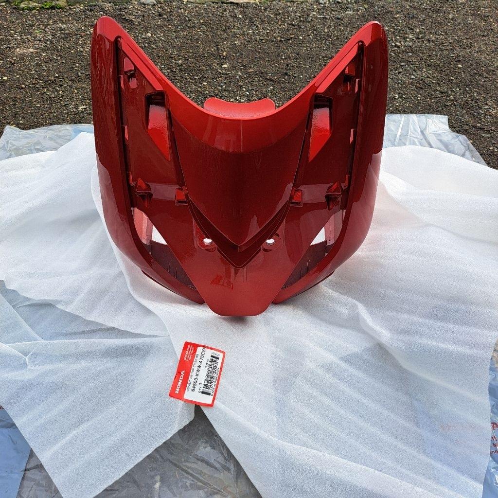 Cover body depan honda absolute revo DX/AT MERAH COVER FR TOP CNSC RD 64500-KWW-A70CSR Original AHM 