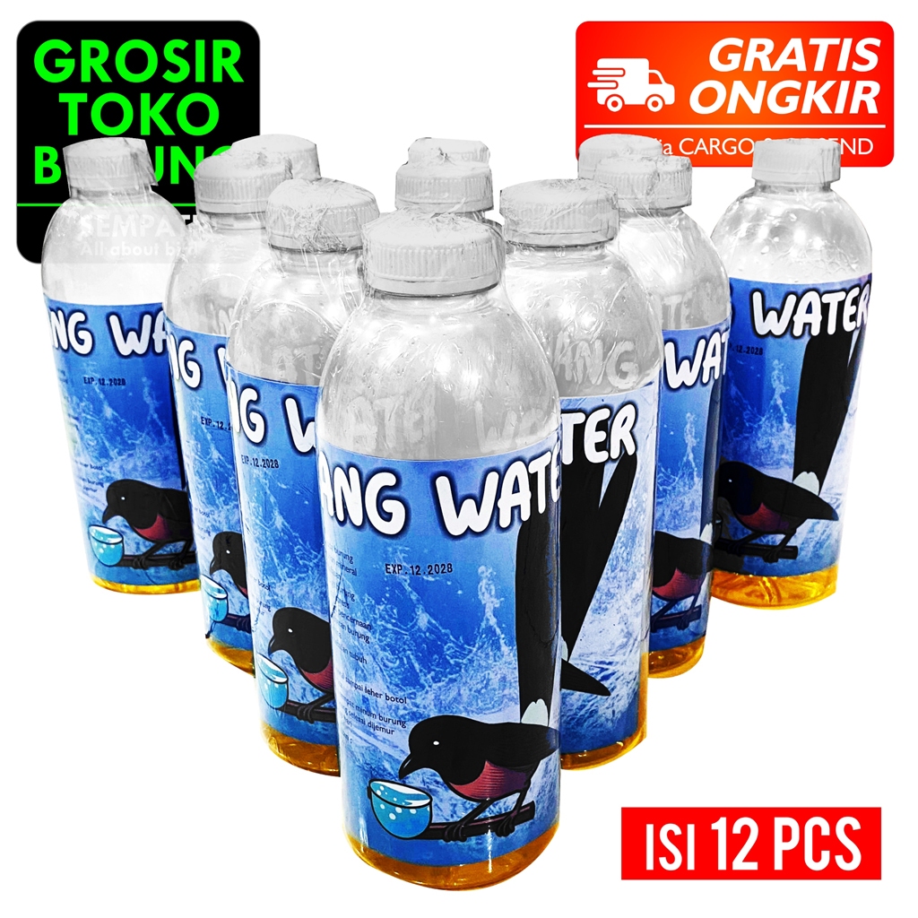 SEMPATI GROSIR High Konsentrat Air Minum Burung Isi 12 Biang Water Gurah Plong Minuman Penggacor Oba