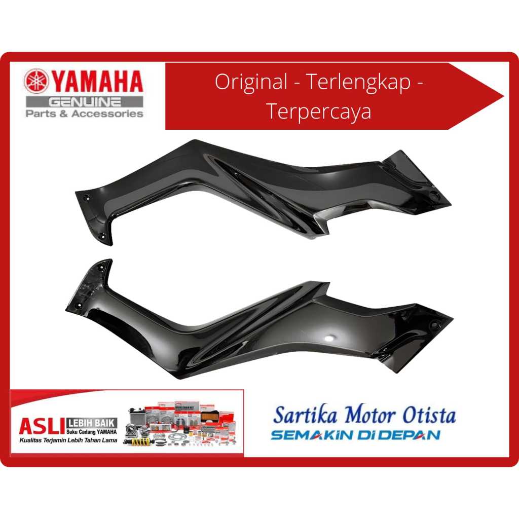 Original Cover DeltaBox / Body Tengan Yamaha Nmax Old Warna Hitam Glossy