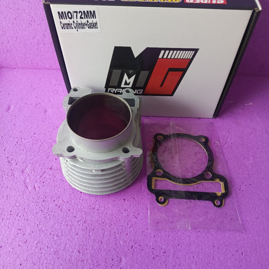 Blok Ceramix MIO Ukuran 72mm Only Tanpa Piston merk MG racing