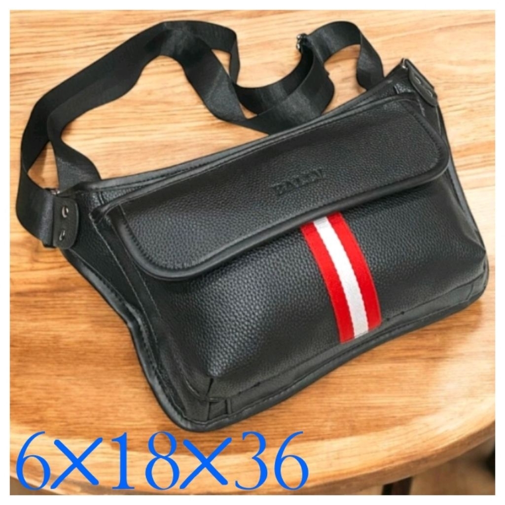 TAS SELEMPANG KULIT PRIA BALLY SLINGBAG IMPORT