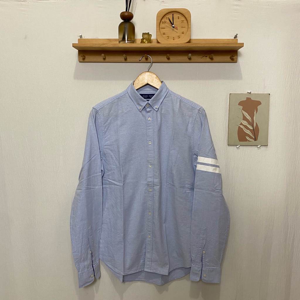 kemeja panjang pria ZARA MAN original kondisi bagus size S