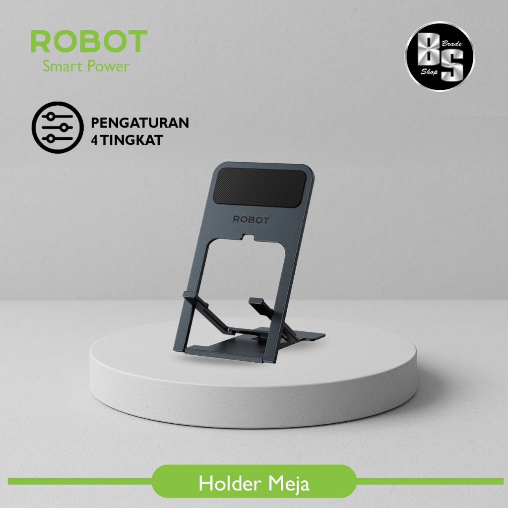 Robot RT-US12 Mobile Holder Hp Universal Ultra Thin Foldable 4 Level Angel Adjustable