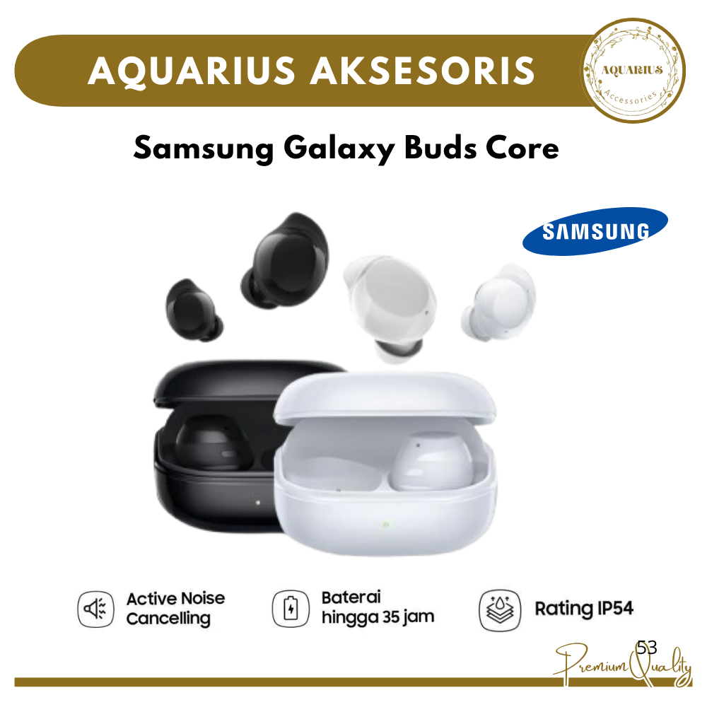 Samsung Galaxy Buds Core Original TWS Bluetooth Earbuds dengan ANC & Suara Jernih