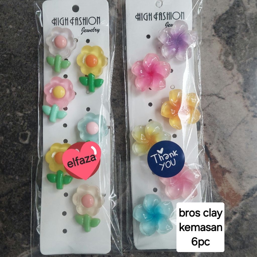 6pc Bros Clay Karakter Lucu 1 lusin. Bros Dagu. Bros Anak Lucu Imut. Bros Lusinan