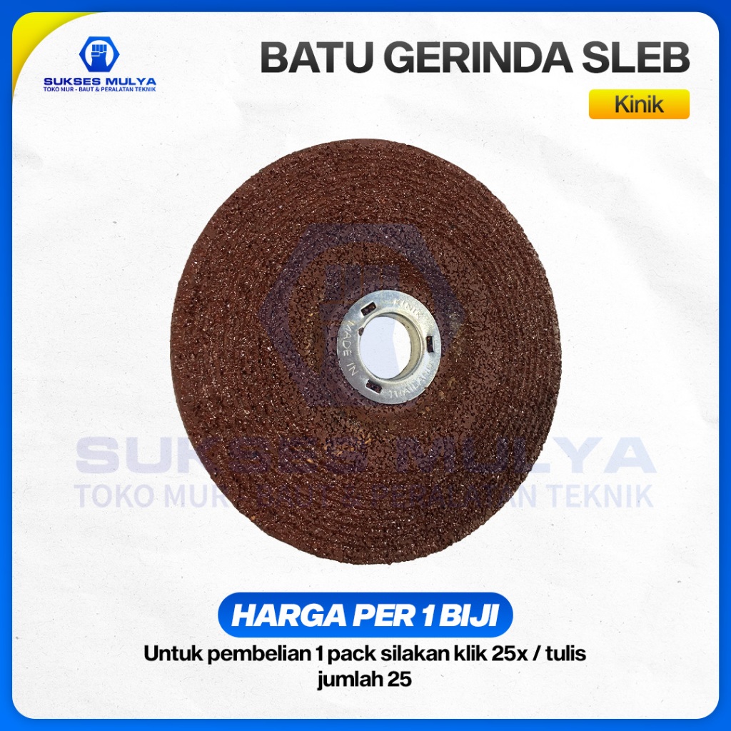 Batu Gerinda Kinik 4" Batu Gerinda 4" Kinik Batu Selep Kinik 4 Inch Gerinda Poles 4" Kinik