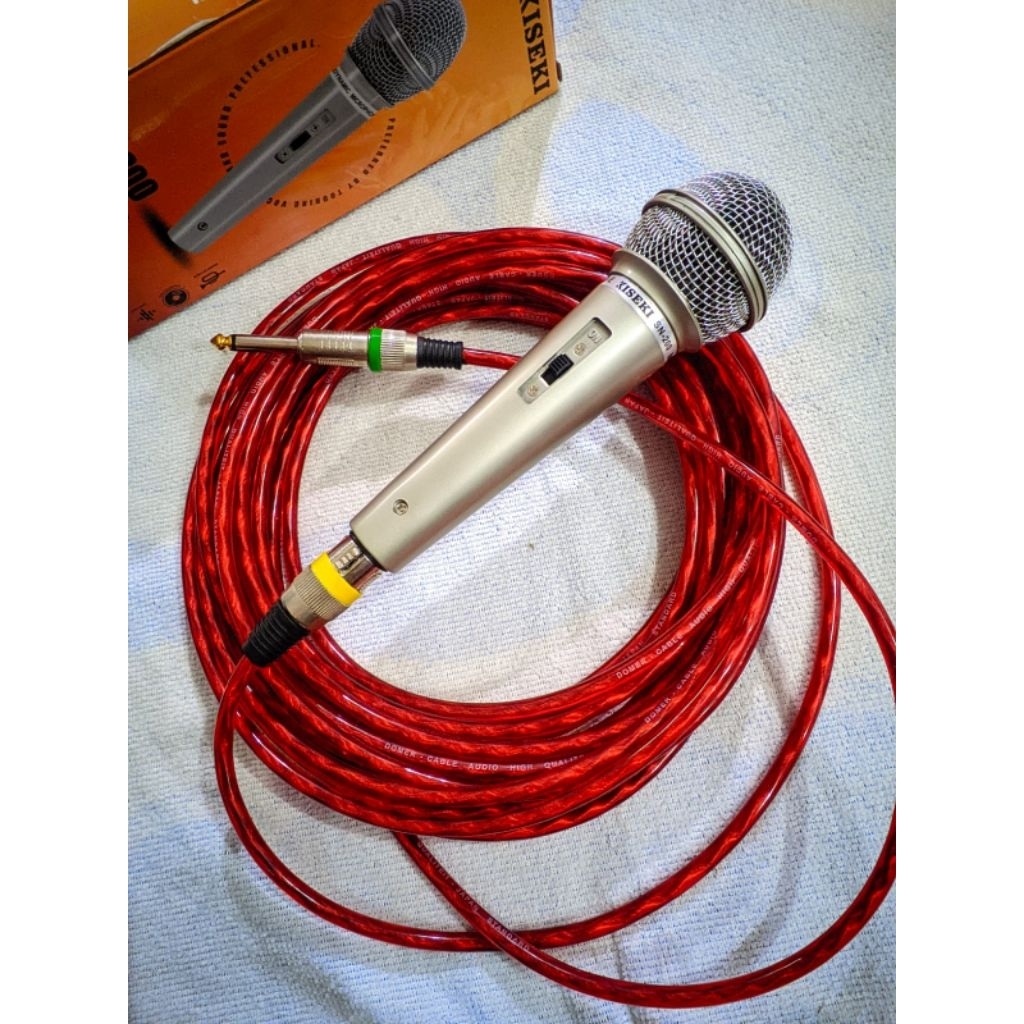mic kabel panjang kabelnya 10meter