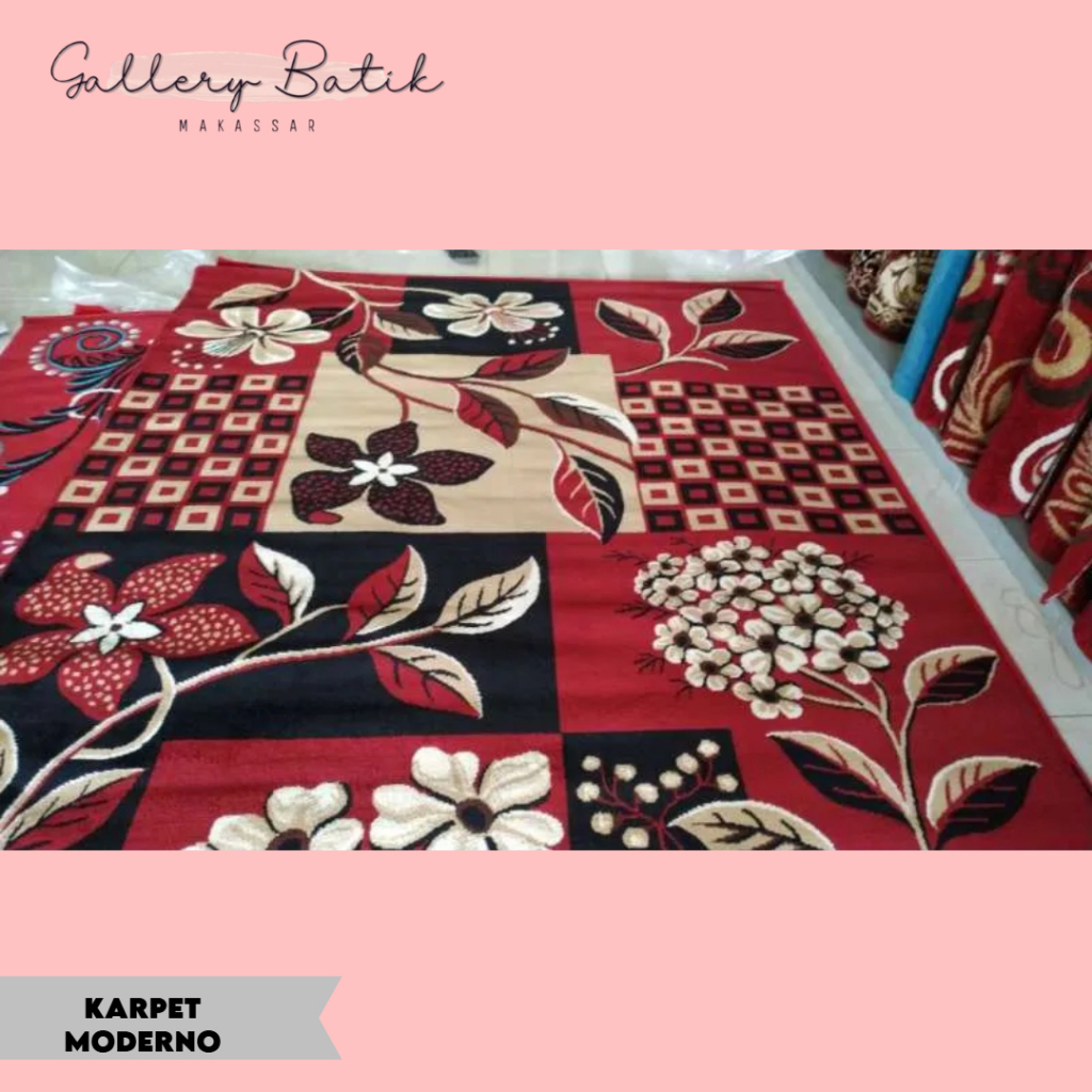Karpet Permadani Merk Moderno Ukuran 230x310 termurah Makassar [[Gallery Batik Makassar]]