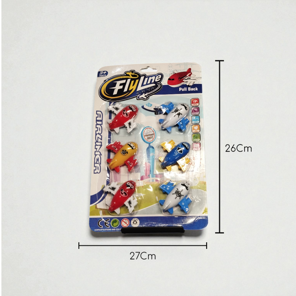Fly Line Airliner, Playset Pesawat Mainan
