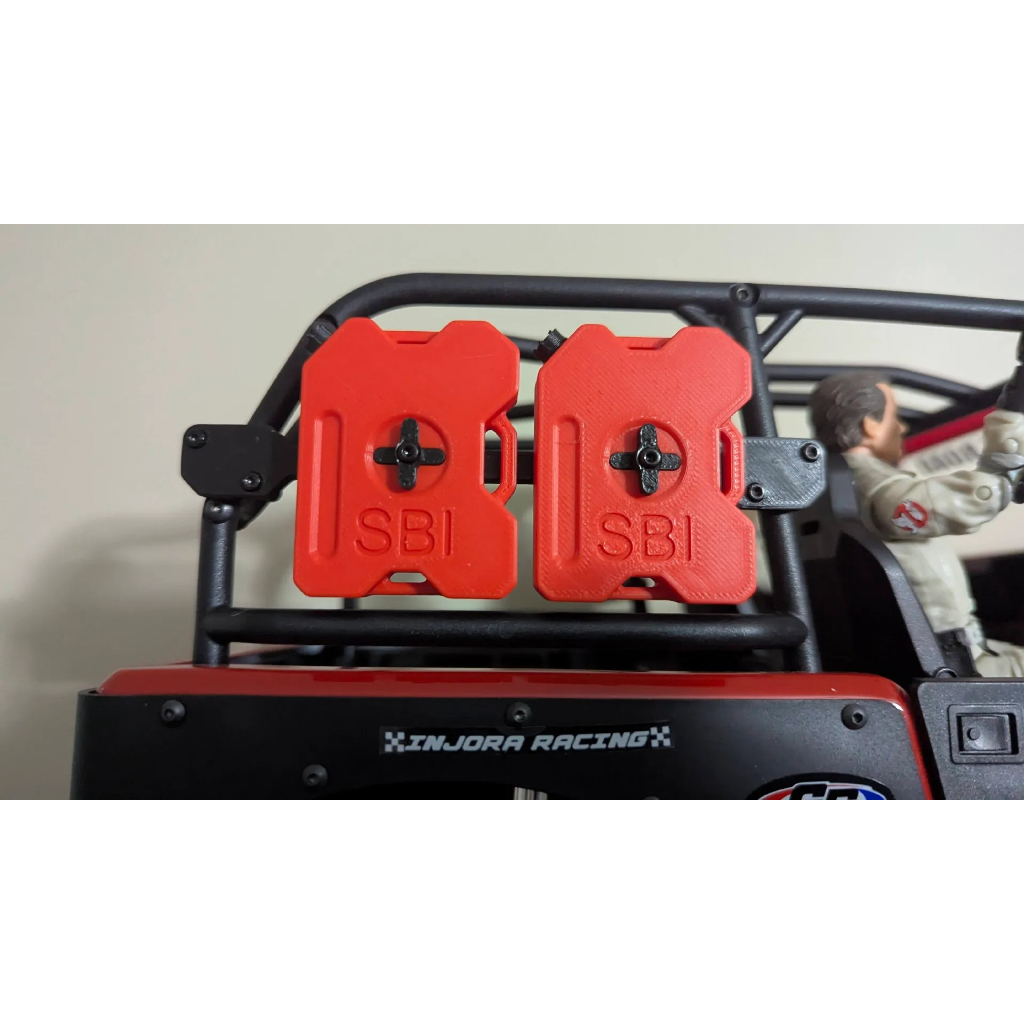 Aksesoris untuk SCX10iii CJ-7. Accessory Bar Mount for Axial SCX10 iii Jeep CJ7 body. --- jasa cetak