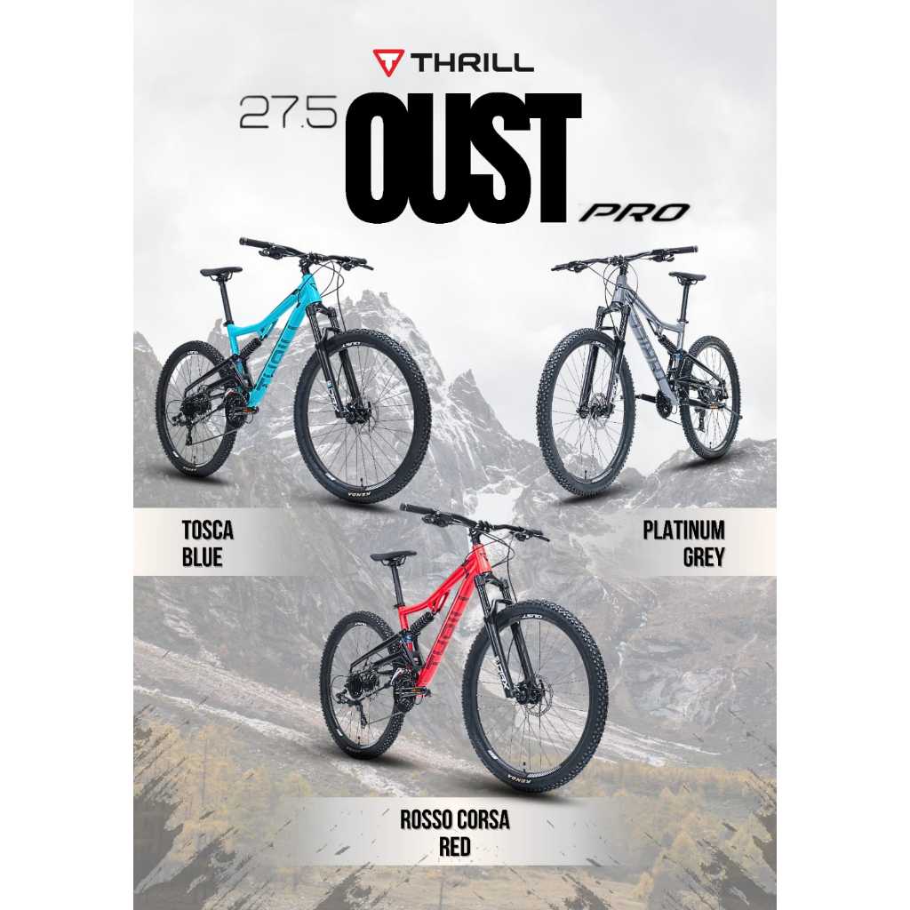Thrill Oust Pro Sepeda Gunung 27.5 Inci Sepeda Thrill MTB 27.5 Oust PRO