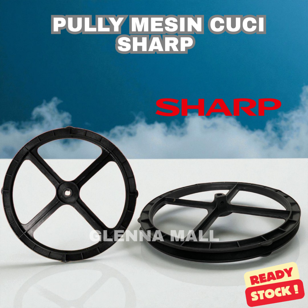 PULI MESIN CUCI SHARP / PULLY / PULLEY MESIN CUCI SHARP 6–7 KG / PULI MESIN CUCI 2 TABUNG SHARP KAPA