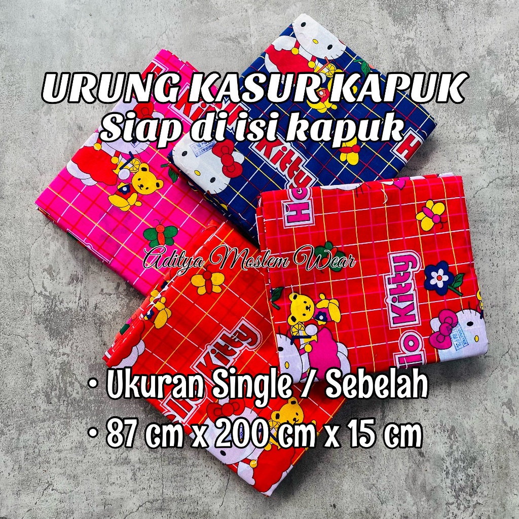 Urung Kasur Kapuk No 1 Single Ukuran 87x200cm / Sarung Kasur Isi Kapuk / Kulit Kasur Kapuk Katun