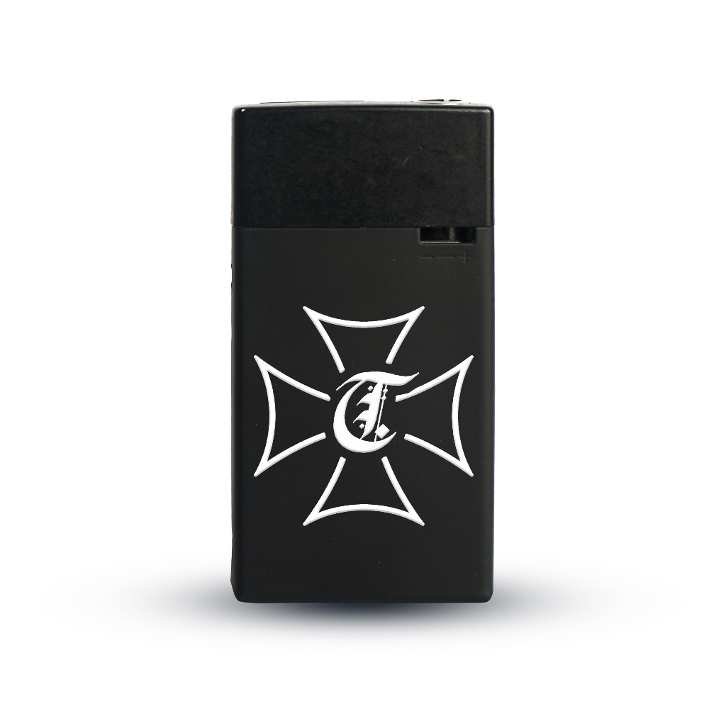 Troy Company Lighter Black Single Jet Flame Crusade - Korek Api Pemantik Api LA 301