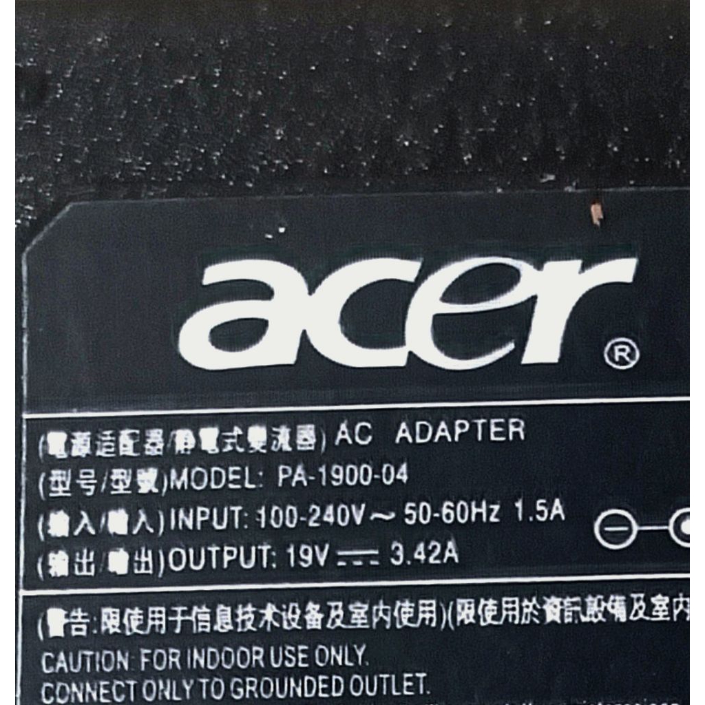 ACER - Charger Laptop Acer Aspire E14 E5 475 E5 475G Original