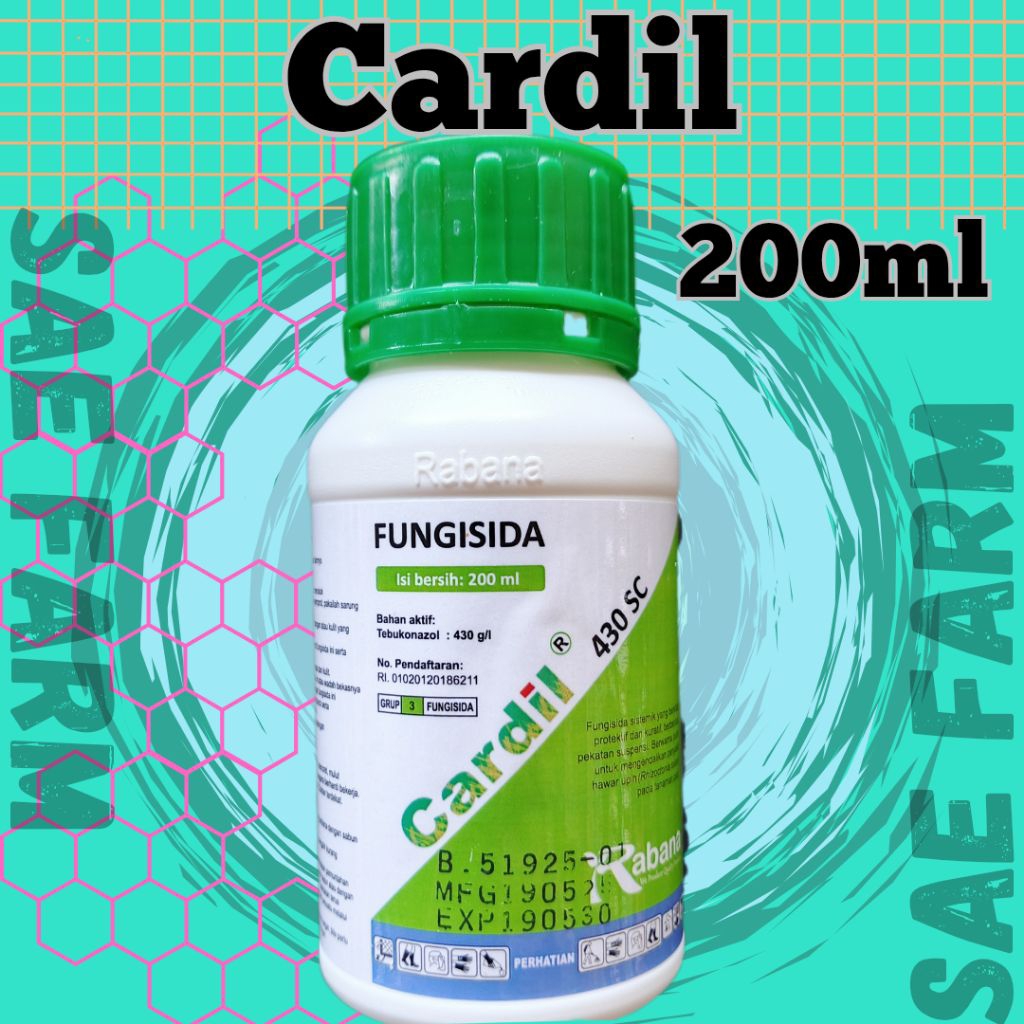 Cardil 200ml fungisida bahan aktif tebukonazol