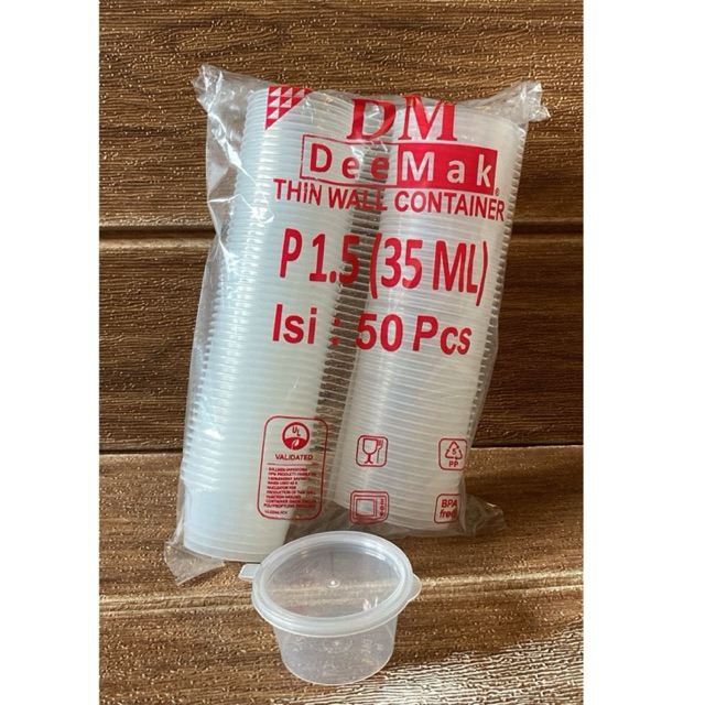 cup saus dm 35ml isi 50pcs